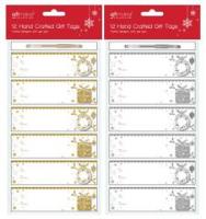 Zdjęcie produktu 12 karnetów do prezentów świątecznych z długopisem