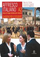Affresco italiano A2 quaderno per lo studente. Autor: Trifone Maurizio. SmakLiter.pl Okładka książki Affresco italiano A2 quaderno per lo studente