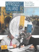 Affresco italiano B2 Libro dello studente + CD. Autor: Trifone Maurizio. SmakLiter.pl Okładka książki Affresco italiano B2 Libro dello studente + CD