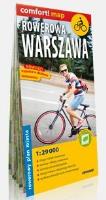 Comfort!map Rowerowa Warszawa 1:29 000 laminat. Autor: praca zbiorowa. SmakLiter.pl Okładka książki Comfort!map Rowerowa Warszawa 1:29 000 laminat