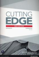 Cutting Edge Advanced Worbook with key. Autor: Sarah Cunningham, Peter Moor, Damian Williams. SmakLiter.pl Okładka książki Cutting Edge Advanced Worbook with key