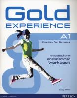 Gold Experience A1 Vocabulary & Grammar Workbook. Autor: Frino Lucy. SmakLiter.pl Okładka książki Gold Experience A1 Vocabulary & Grammar Workbook