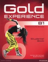 Gold Experience B1 Student's Book + DVD. Autor: Barraclough Carolyn, Suzanne Gaynor. SmakLiter.pl Okładka książki Gold Experience B1 Student's Book + DVD