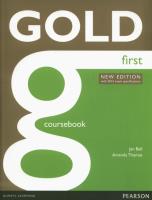 Gold First  Coursebook. Autor: Bell Jan, Thomas Amanda. SmakLiter.pl Okładka książki Gold First  Coursebook