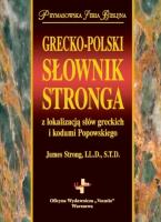 Grecko-polski słownik Stronga. Autor: James Strong. SmakLiter.pl Okładka książki Grecko-polski słownik Stronga