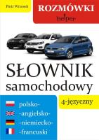 Helper - Słownik samochodowy 4-języczny. Autor: tłum. Piotr Wrzosek. SmakLiter.pl Okładka książki Helper - Słownik samochodowy 4-języczny