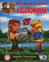Okładka książki Kocham czytać kolorowanka