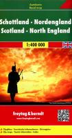 Mapa Schottland Nordengland 1:400 000. Autor: Opracowanie zbiorowe. SmakLiter.pl Okładka książki Mapa Schottland Nordengland 1:400 000