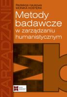 Metody badawcze w zarządzaniu humanistycznym. Autor: Monika Kostera. SmakLiter.pl Okładka książki Metody badawcze w zarządzaniu humanistycznym
