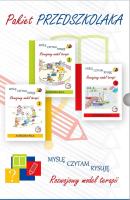 Myślę, czytam, rysuję - Pakiet przedszkolaka. Autor: Bala Agnieszka. SmakLiter.pl Okładka książki Myślę, czytam, rysuję - Pakiet przedszkolaka