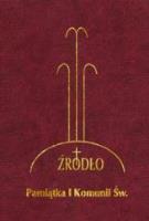 Okładka książki Pamiątka I Komunii Św. Źródło - modlitewnik bordo