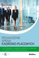 Prowadzenie spraw kadrowo-płacowych A.35.2. Autor: Janina Mierzejewska-Majcherek. SmakLiter.pl Okładka książki Prowadzenie spraw kadrowo-płacowych A.35.2