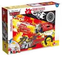 Puzzle dwustronne maxi Auta 60. Wydawca: Lisciani. SmakLiter.pl Opakowanie Puzzle dwustronne maxi Auta 60