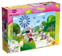 Puzzle dwustronne maxi Minnie 150. Wydawca: Lisciani. SmakLiter.pl Opakowanie Puzzle dwustronne maxi Minnie 150
