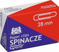 Spinacze R-28 (100szt*10) GRAND. Wydawca: KW TRADE. SmakLiter.pl Opakowanie Spinacze R-28 (100szt*10) GRAND