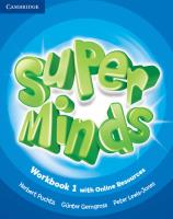 Super Minds 1 Workbook +Online. Autor: Puchta Herbert, Gerngross Gunter, Lewis-Jones Peter. SmakLiter.pl Okładka książki Super Minds 1 Workbook +Online