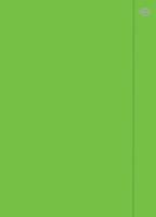 Opakowanie Teczka z gumką A4+ Fluo zielona (10szt)