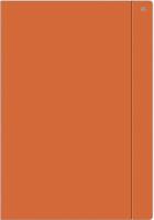 Opakowanie Teczka z gumką A4+ jednokolorowa pomarańcz (10szt)
