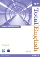 Total English  New Upper Intermediate WB LONGMAN. Autor: Foley Mark. SmakLiter.pl Okładka książki Total English  New Upper Intermediate WB LONGMAN