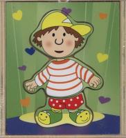 Opakowanie Układanka drewniana Chłopiec