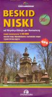 Beskid Niski mapa turystyczna 1:50 000. Autor: praca zbiorowa. SmakLiter.pl Okładka książki Beskid Niski mapa turystyczna 1:50 000