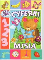 Cyferki misia. Autor: Katarzyna Fic. SmakLiter.pl Okładka książki Cyferki misia