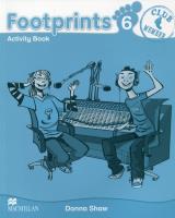 Footprints 6 WB MACMILLAN. Autor: Donna Shaw, Carol Read. SmakLiter.pl Okładka książki Footprints 6 WB MACMILLAN