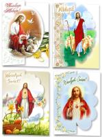 Opakowanie Karnet B6 Wielkanoc-wycinany (10szt.) relig. MIX