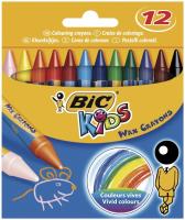 Opakowanie Kredki Wax Crayons 12 kol. blister BIC