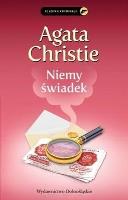 Niemy świadek. Autor: Agatha Christie. SmakLiter.pl Okładka książki Niemy świadek