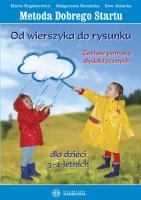 Od wierszyka do rys. zestaw pomocy dydaktycznych. Autor: Marta Bogdanowicz, Barańska Małgorzata, Jakacka Ewa. SmakLiter.pl Okładka książki Od wierszyka do rys. zestaw pomocy dydaktycznych