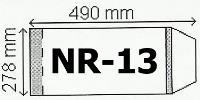 Okładka książki Okładka na podr A4 regulowana nr 13 (50szt) NARNIA