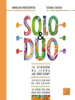 Solo & Duo. Autor: Mirosław Drożdżowski, Tatiana Stachak. SmakLiter.pl Okładka książki Solo & Duo