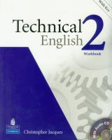 Okładka książki Technical English 2 WB  LONGMAN