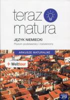Teraz matura. J.niemiecki. Arkusze maturalne ZPiR. Autor: Opracowanie zbiorowe. SmakLiter.pl Okładka książki Teraz matura. J.niemiecki. Arkusze maturalne ZPiR