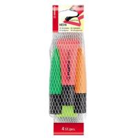 Opakowanie Zakreślacz Neon 4 kol. żół/zie/pom/róż bls STABILO