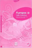 Okładka książki A propos A2 Ćwiczenia + CD