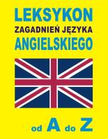Leksykon zagadnień języka angielskiego od A do Z. Autor: Jacek Gordon (oprac.). SmakLiter.pl Okładka książki Leksykon zagadnień języka angielskiego od A do Z