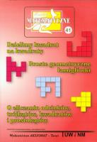 Miniatury matematyczne 41 - Dzielimy kwadrat.... Autor: Bobiński Zbigniew, Nodzyński Piotr, Świątek Adela, Uscki Mirosław. SmakLiter.pl Okładka książki Miniatury matematyczne 41 - Dzielimy kwadrat...