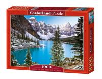 Okładka książki Puzzle 1000 Kanadyjskie jezioro CASTOR
