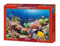 Okładka książki Puzzle 1000 Rafa koralowa CASTOR