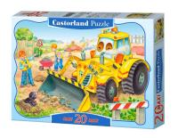 Okładka książki Puzzle 20 maxi - Spychacz CASTOR