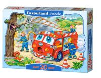Okładka książki Puzzle 20 maxi - Straż pożarna CASTOR