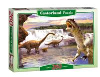 Opakowanie Puzzle 260 Dinozaury w wodzie CASTOR