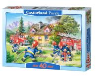Okładka książki Puzzle 40 maxi - Gaszenie pożaru CASTOR