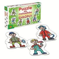 Okładka książki Puzzle dla maluszków - chłopcy ALEX