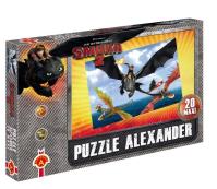 Okładka książki Puzzle Maxi Jak wytresować smoka 2 Lot nad ALEX