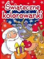 Świąteczne kolorowanki. Autor: Cichy Ludwik. SmakLiter.pl Okładka książki Świąteczne kolorowanki