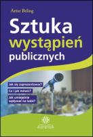 Okładka książki Sztuka wystąpień publicznych