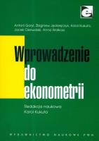 Wprowadzenie do ekonometrii. Autor: Kukuła Karol. SmakLiter.pl Okładka książki Wprowadzenie do ekonometrii